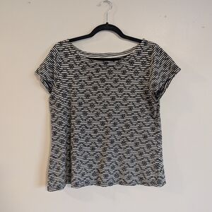 Anthropologie Post Mark Embroidery Top Size S